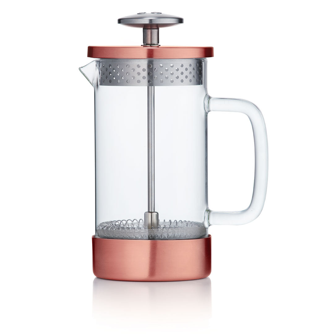 Plastic free 3 cup coffee press by Barista and Co