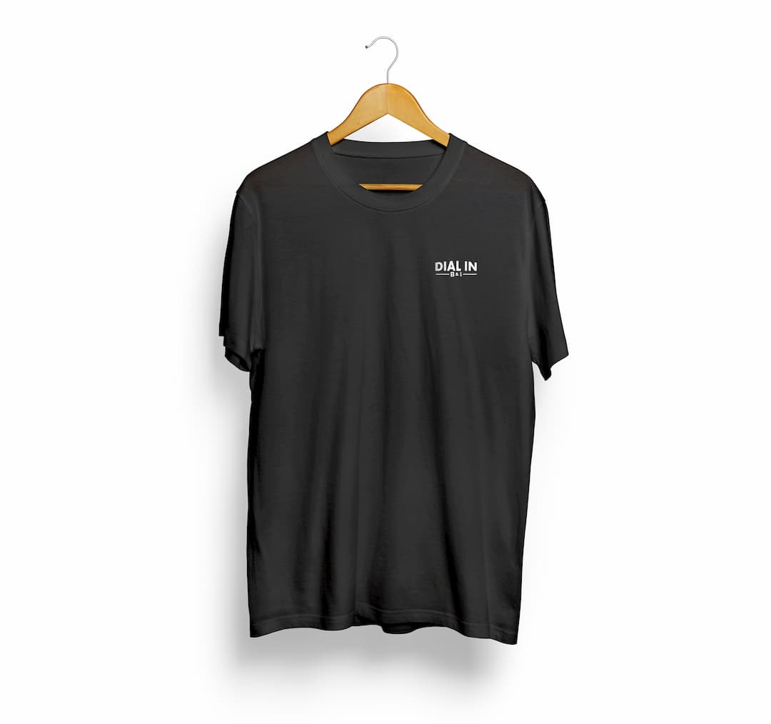 Organic cotton dial in t shirt for coffee lovers by Barista and Co