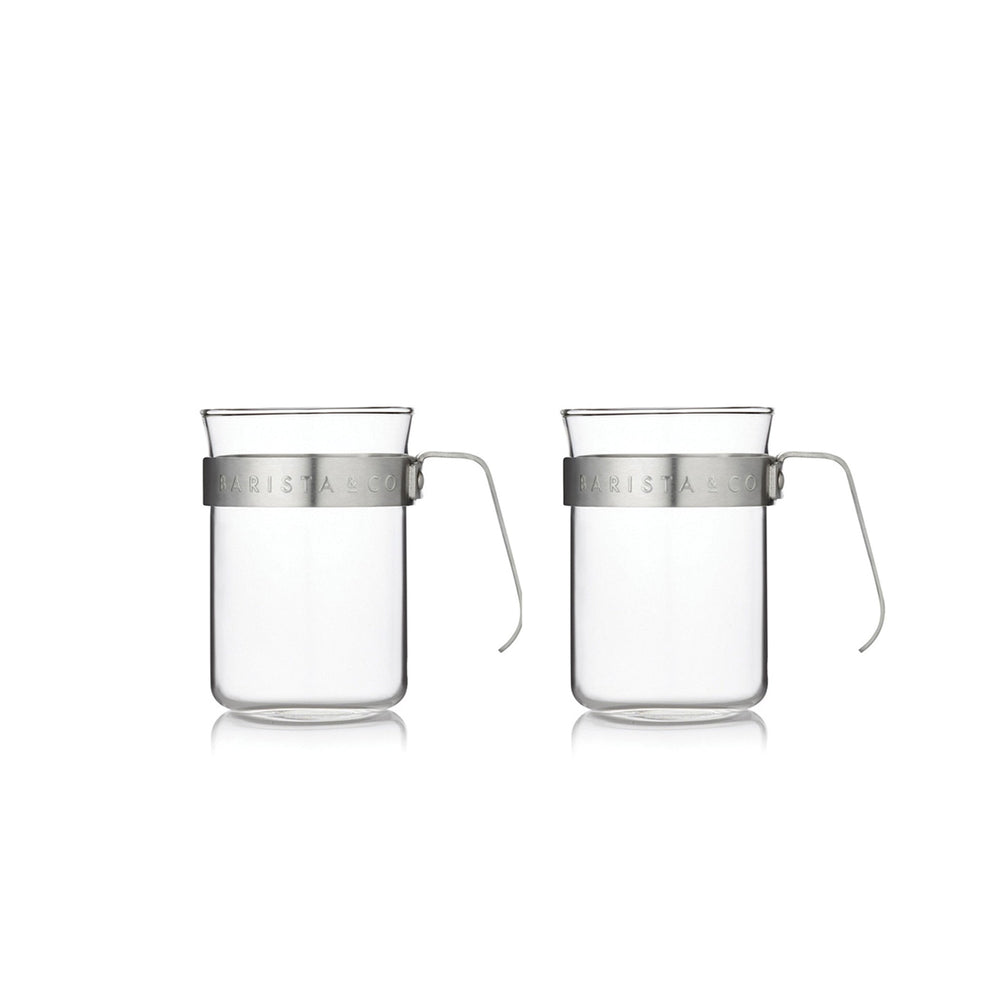 Barista & Co pair of coffee glasses