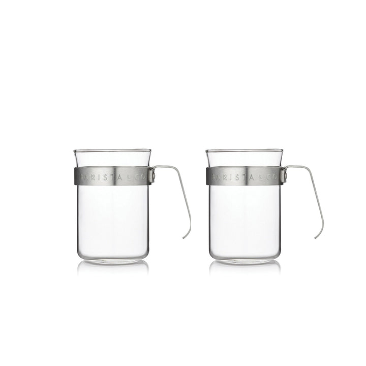 Barista & Co pair of coffee glasses